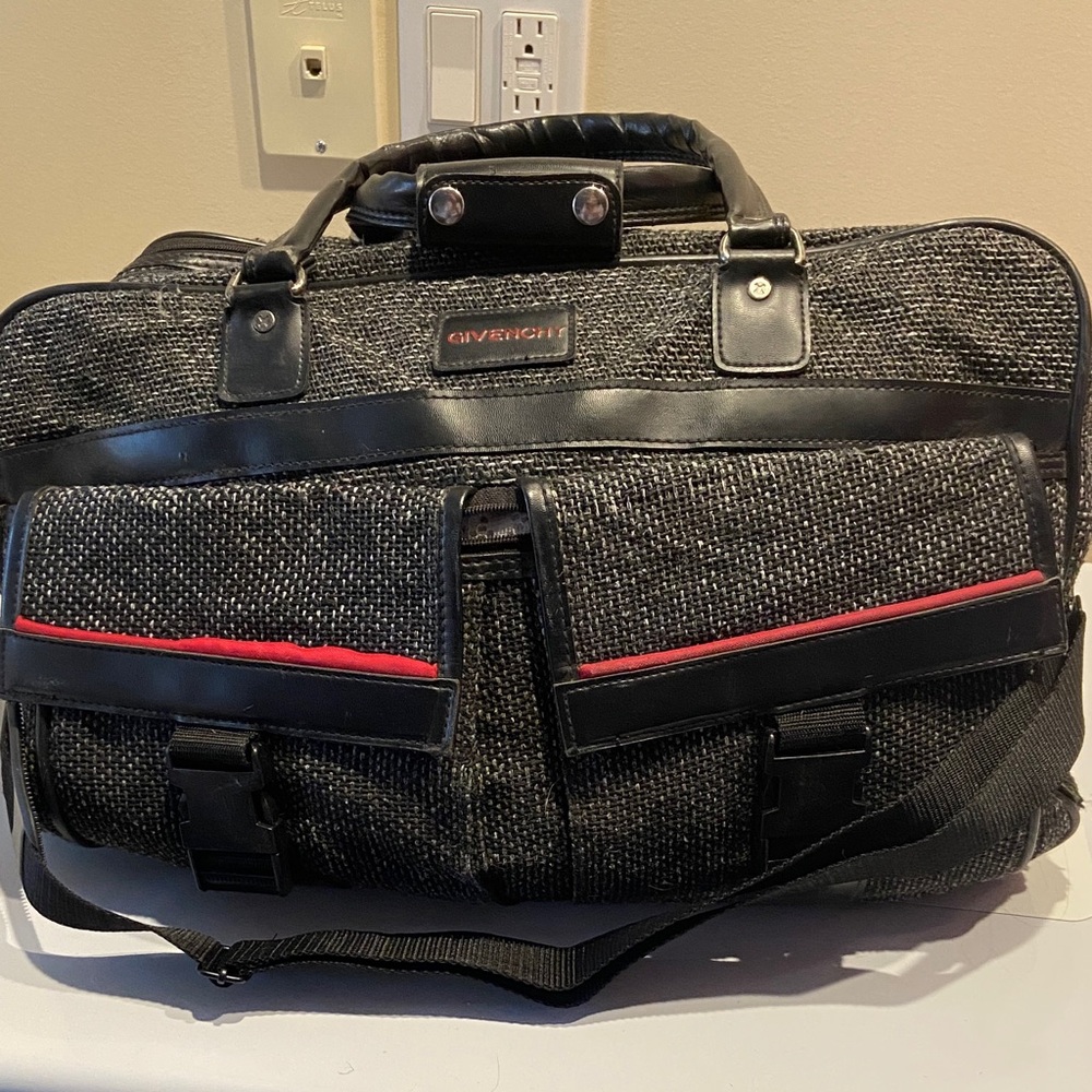 Givenchy Vintage Tweed Weekender Bag